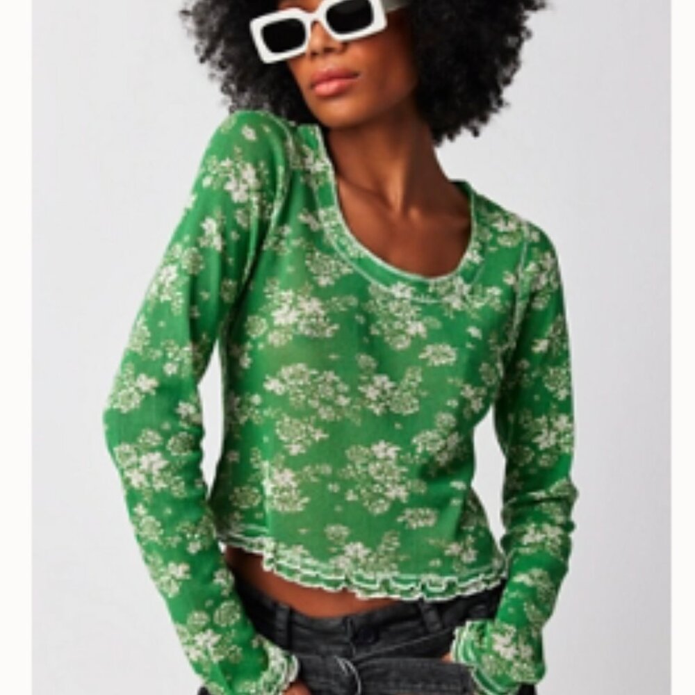 Free People Garner Long Sleeve Tee
